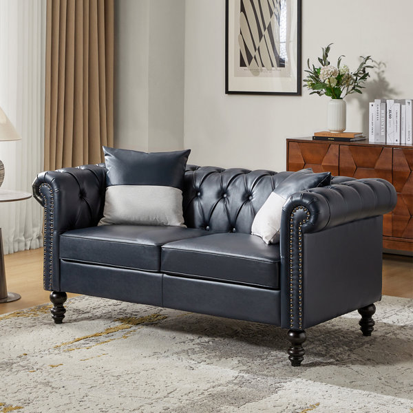 Faux Leather Sofas You'll Love | Wayfair